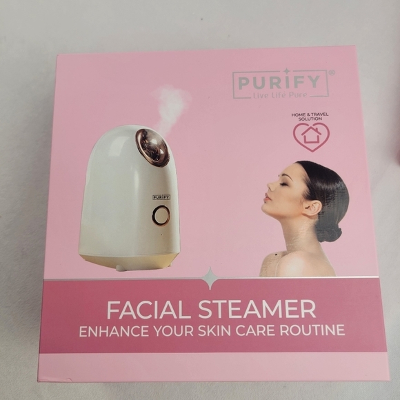NWT Purify facial steamer and lighted facial exfoliator set - Picture 6 of 9